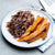 Pulled Beef & Sweet Potato Chips